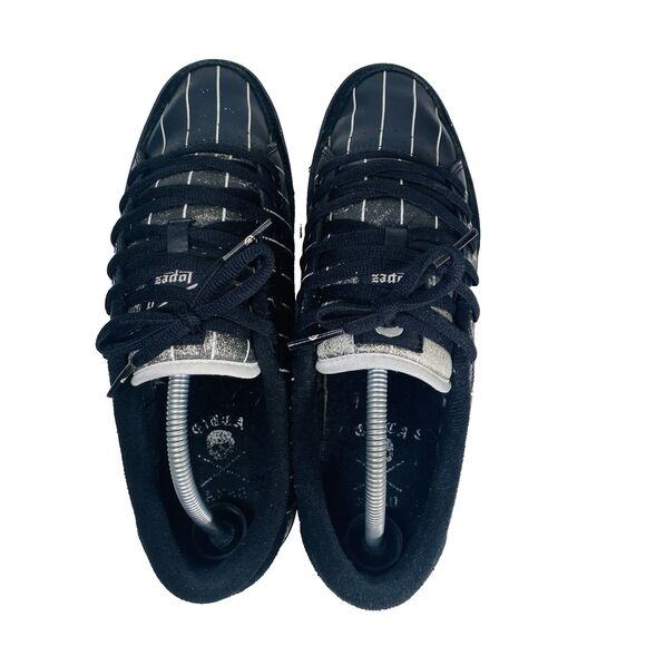 C1RCA AL50 Adrian Lopez Pro Model Black Pinstripe Skate Shoes M 9.5 Vintage Y2K - Picture 2 of 15